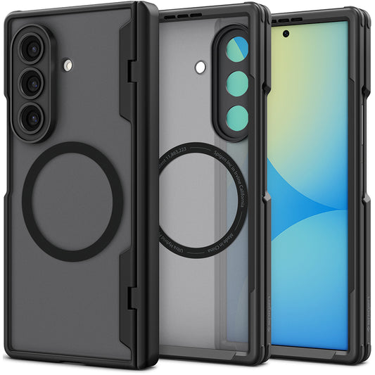 Custodia MagSafe per Samsung Galaxy Z Fold8 Ultra F976, Spigen, Ultra Hybrid Pro, Nero Satinato ACS12102