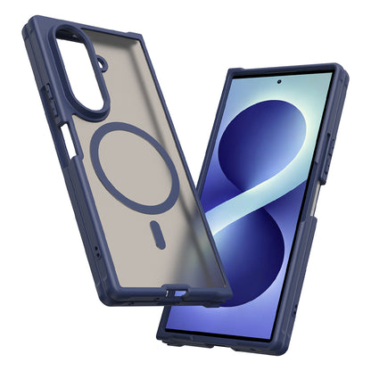 Custodia MagSafe per Samsung Galaxy Z Fold8 Ultra F976, Techsuit, HaloFrost II, Blu Navy