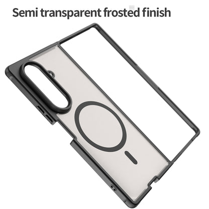 Custodia MagSafe per Samsung Galaxy Z Fold8 Ultra F976, Techsuit, HaloFrost II, Nera