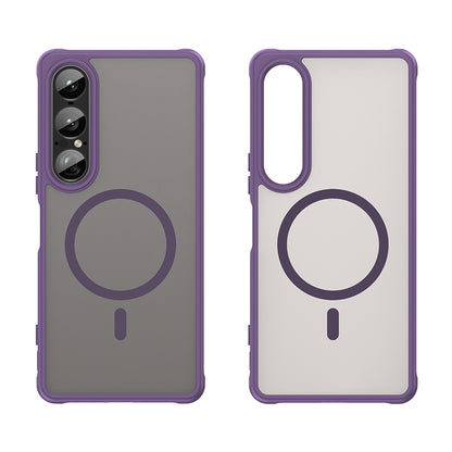 Custodia MagSafe per Sony Xperia 1 VII, Techsuit, HaloFrost II, Viola