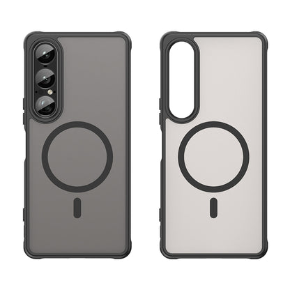 Custodia MagSafe per Sony Xperia 1 VII, Techsuit, HaloFrost II, Nera