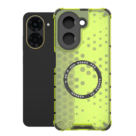 MagSafe Case for Xiaomi Redmi A5 4G (Regional), Techsuit, HoneyComb Shield, Green