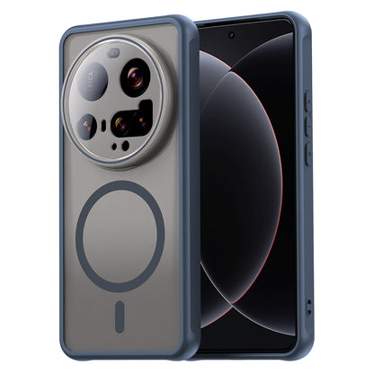 Custodia MagSafe per Xiaomi 15 Ultra, Techsuit, HaloFrost II, Blu Navy