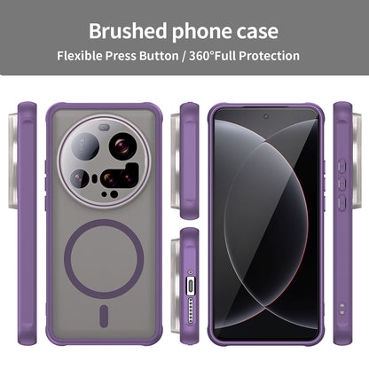 Custodia MagSafe per Xiaomi 15 Ultra, Techsuit, HaloFrost II, Viola