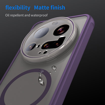 Custodia MagSafe per Xiaomi 15 Ultra, Techsuit, HaloFrost II, Viola