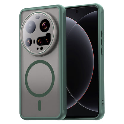 Custodia MagSafe per Xiaomi 15 Ultra, Techsuit, HaloFrost II, Verde