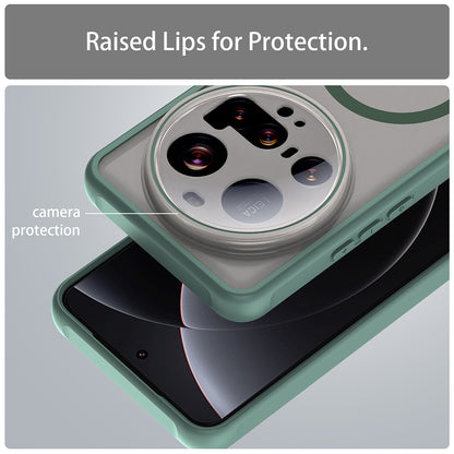 Custodia MagSafe per Xiaomi 15 Ultra, Techsuit, HaloFrost II, Verde