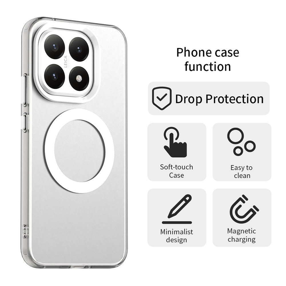 Custodia MagSafe per Xiaomi 15T, Techsuit, CandyCase, Bianca