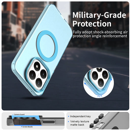 Custodia MagSafe per Xiaomi 15T, Techsuit, CandyCase, Blu