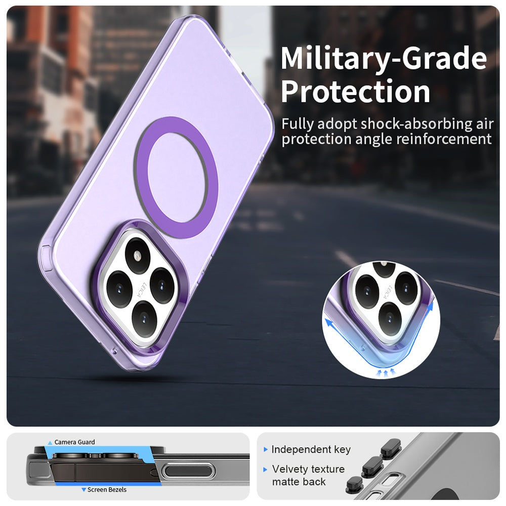 Custodia MagSafe per Xiaomi 15T, Techsuit, CandyCase, Viola