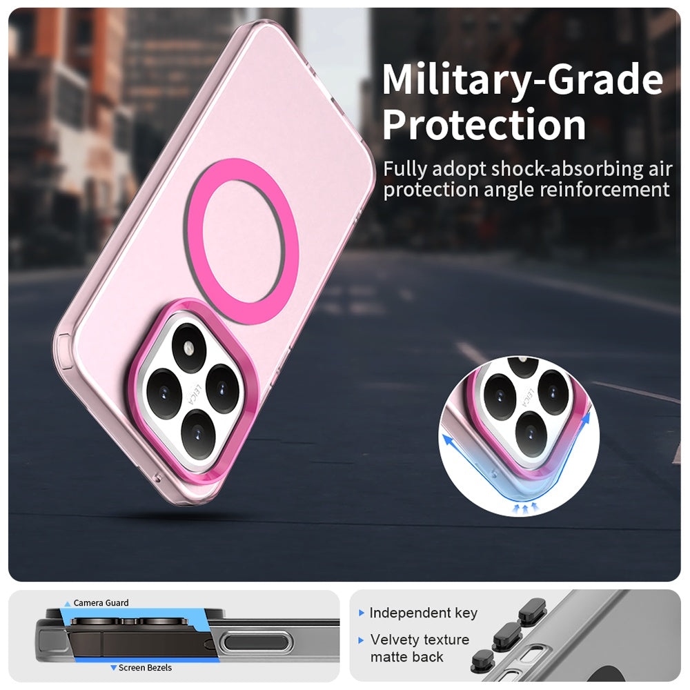 Custodia MagSafe per Xiaomi 15T, Techsuit, CandyCase, Rosa