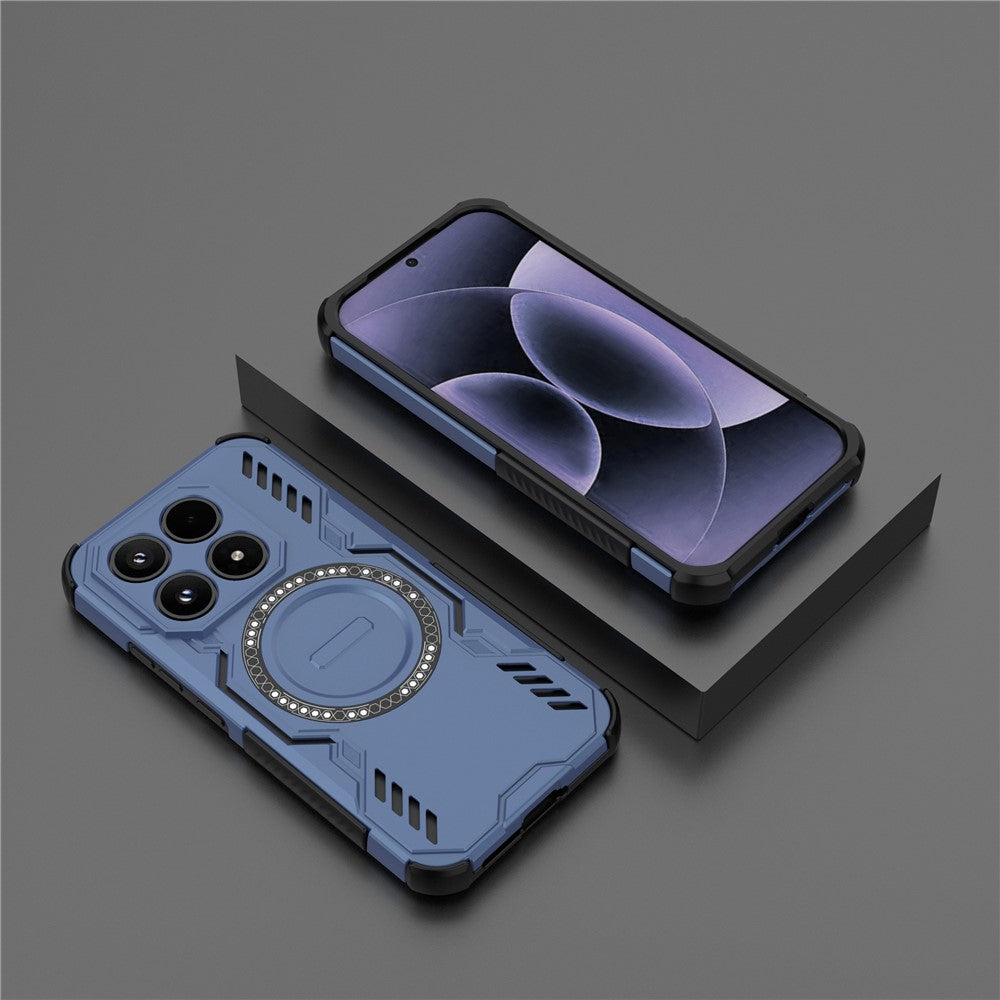 Custodia MagSafe per Xiaomi 17, Techsuit, ArmorMag, Blu