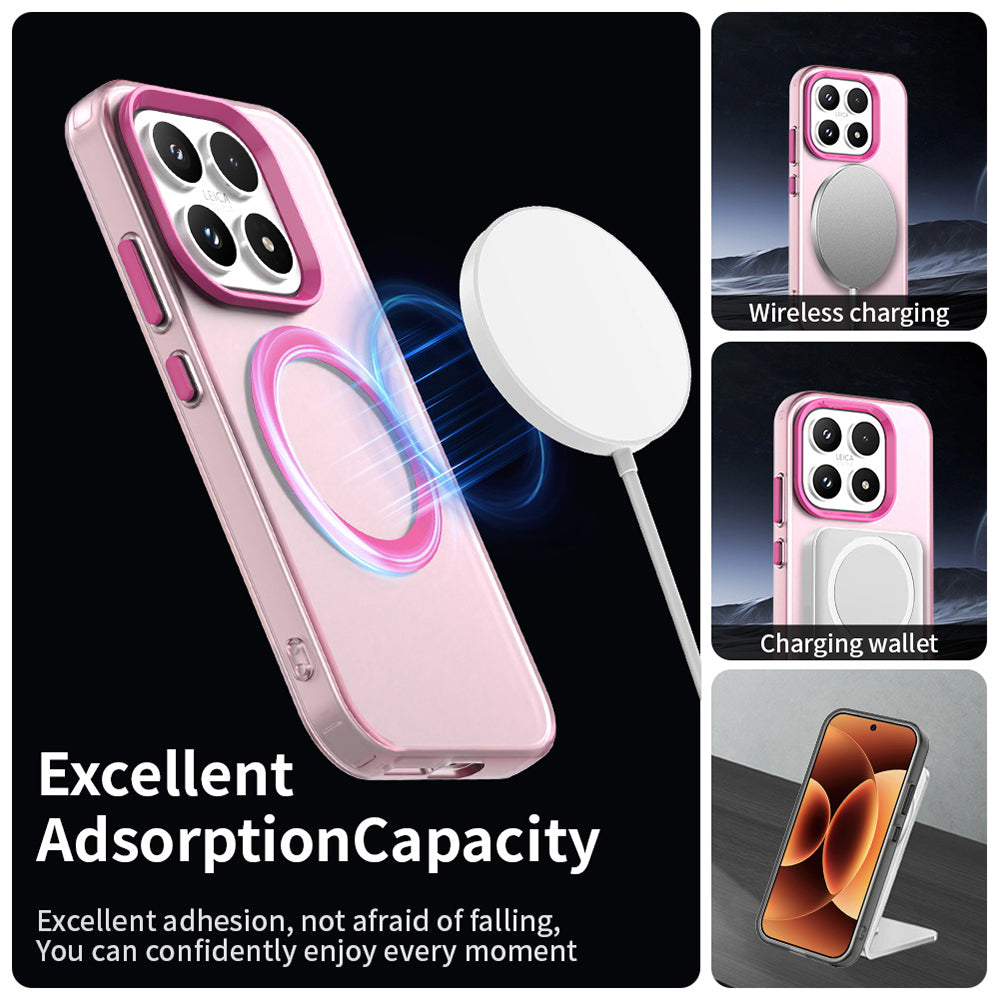Custodia MagSafe per Xiaomi 17, Techsuit, CandyCase, Rosa
