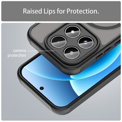 Custodia MagSafe per Xiaomi 17, Techsuit, HaloFrost II, Blu