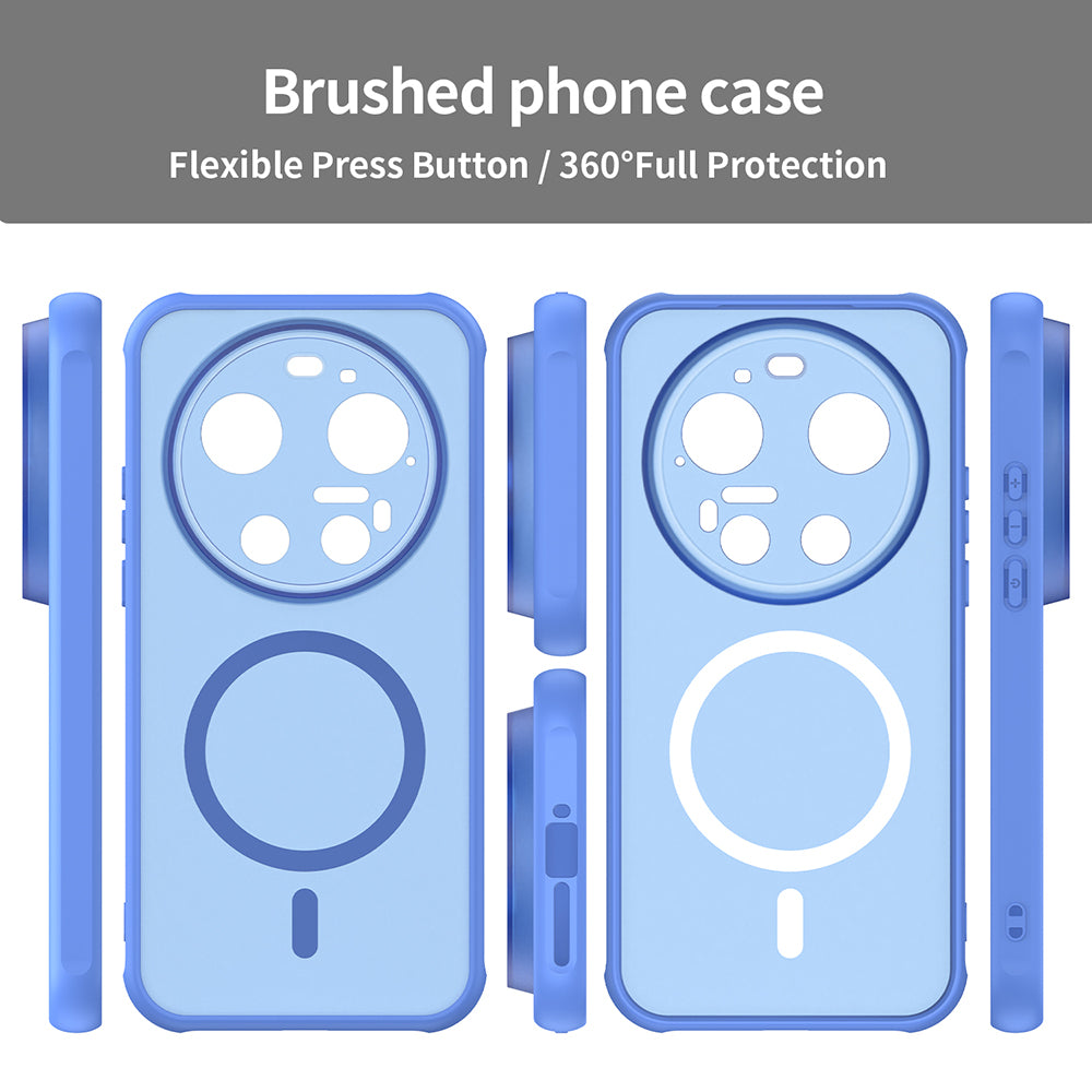 Custodia MagSafe per Xiaomi 17 Ultra, Techsuit, HaloFrost II, Blu