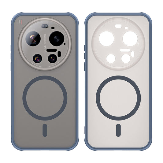 MagSafe Case for Xiaomi 17 Ultra, Techsuit, HaloFrost II, Navy Blue
