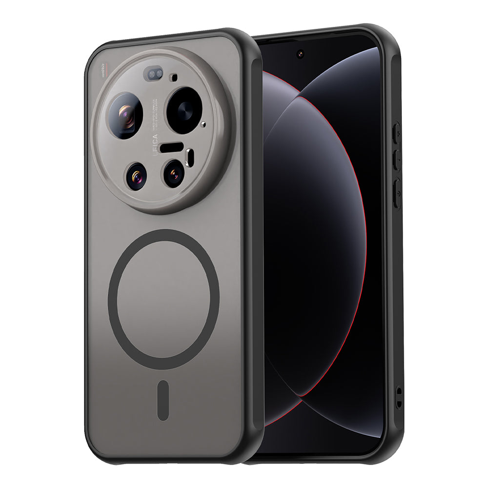 Custodia MagSafe per Xiaomi 17 Ultra, Techsuit, HaloFrost II, Nera