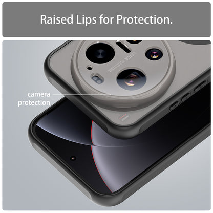 Custodia MagSafe per Xiaomi 17 Ultra, Techsuit, HaloFrost II, Nera