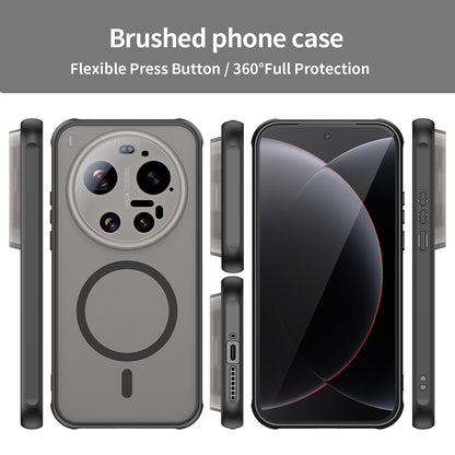 Custodia MagSafe per Xiaomi 17 Ultra, Techsuit, HaloFrost II, Nera