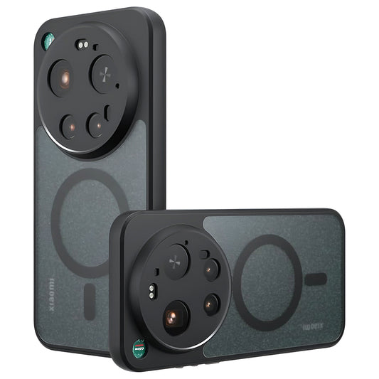 Custodia MagSafe per Xiaomi 17 Ultra, Techsuit, PureFrost, Nera Satinata