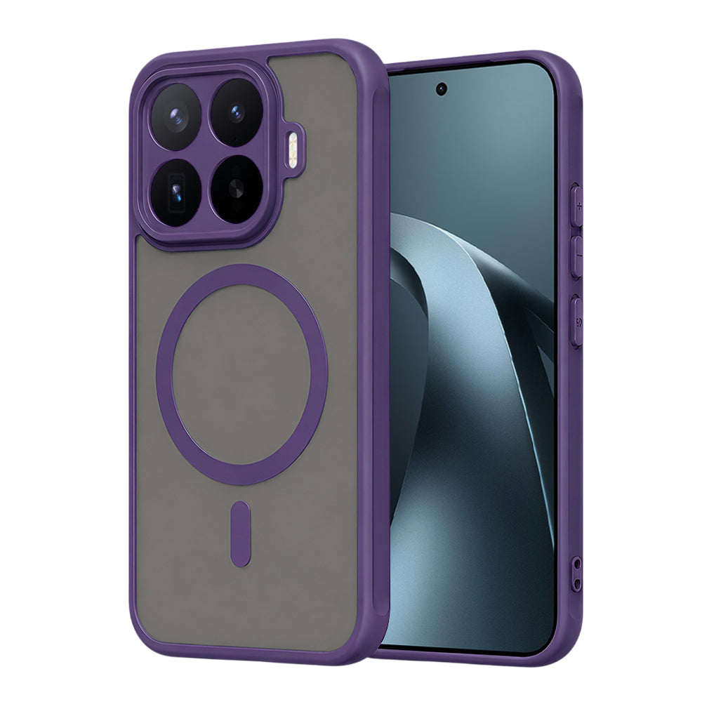 Custodia MagSafe per Xiaomi 17T Pro, Techsuit, HaloFrost II, Viola