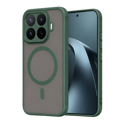 Custodia MagSafe per Xiaomi 17T Pro, Techsuit, HaloFrost II, Verde