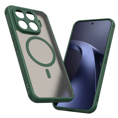Custodia MagSafe per Xiaomi 17T Pro, Techsuit, HaloFrost II, Verde