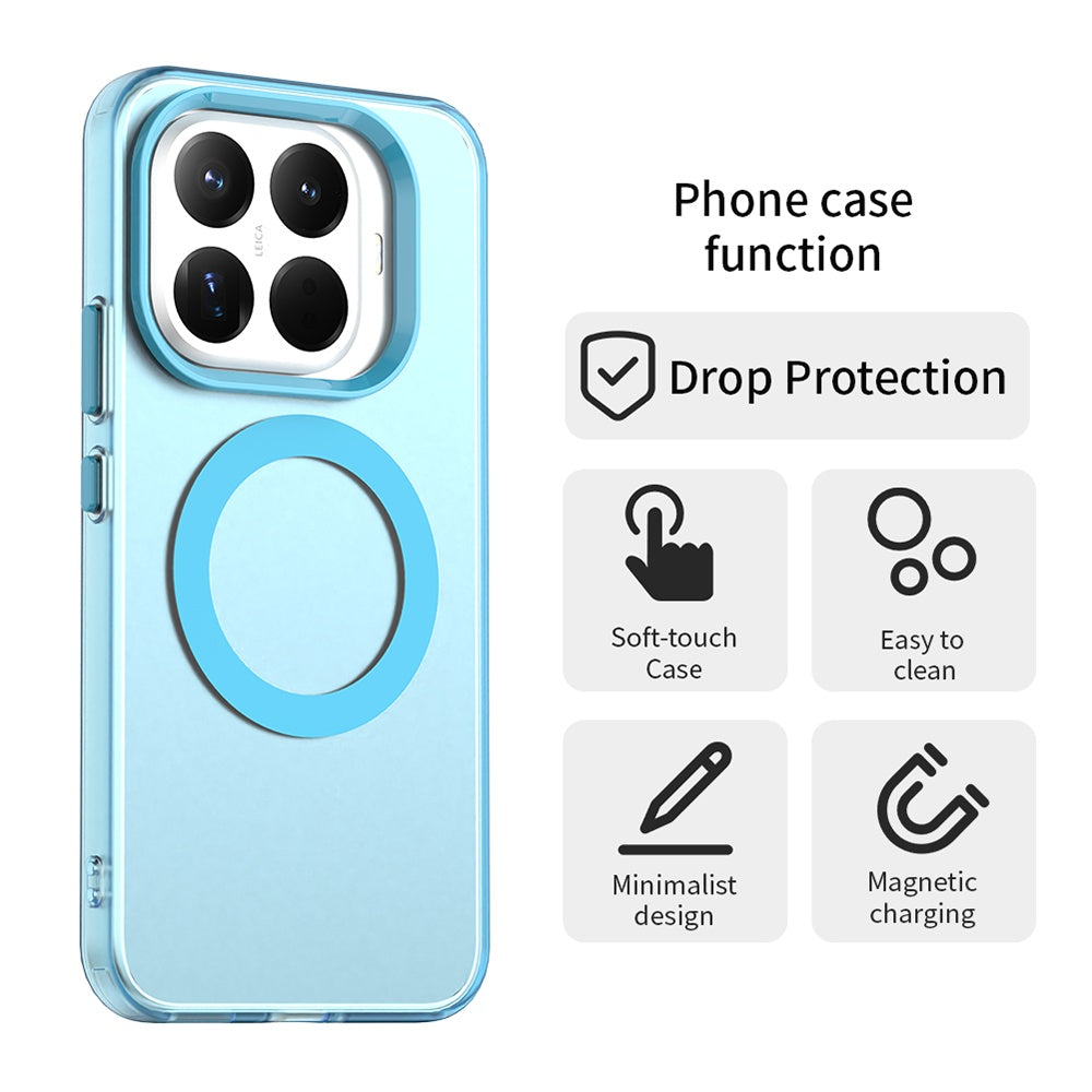 Custodia MagSafe per Xiaomi 17T, Techsuit, CandyCase, Blu