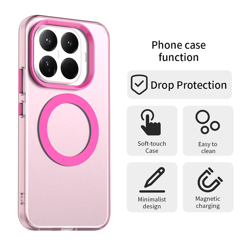 Custodia MagSafe per Xiaomi 17T, Techsuit, CandyCase, Rosa