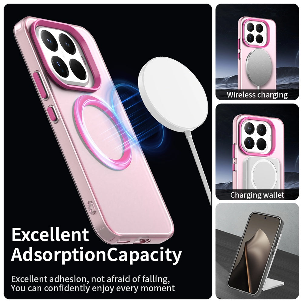 Custodia MagSafe per Xiaomi 17T, Techsuit, CandyCase, Rosa