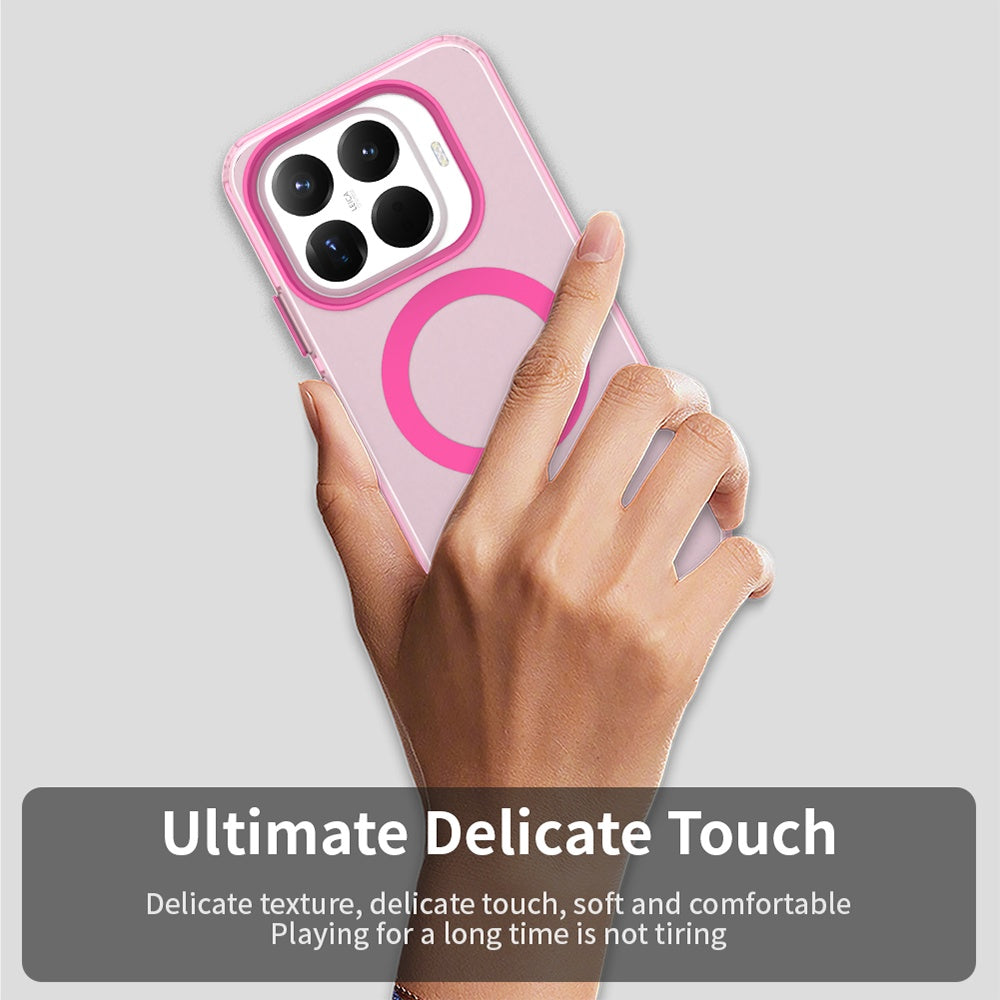 Custodia MagSafe per Xiaomi 17T, Techsuit, CandyCase, Rosa