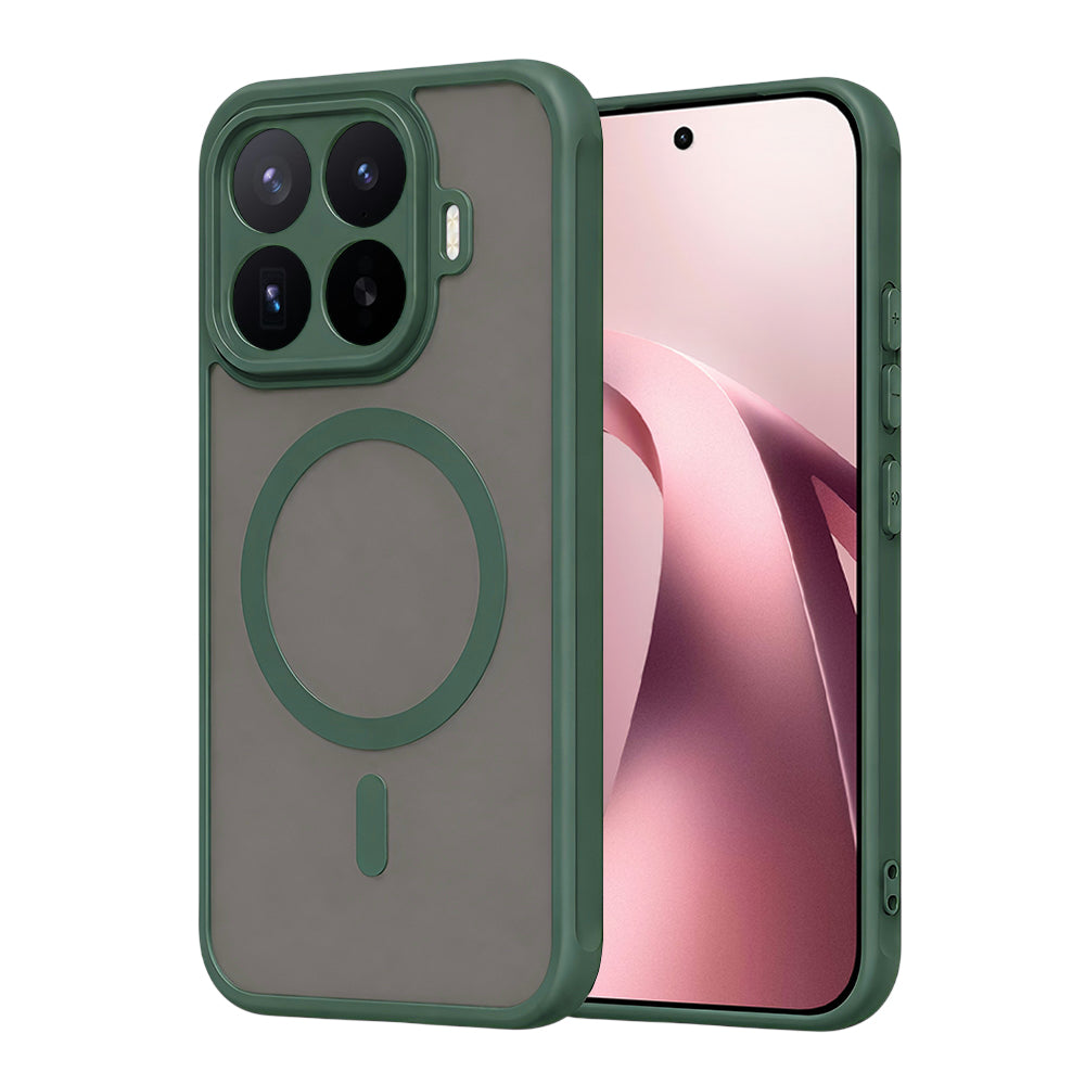 Custodia MagSafe per Xiaomi 17T, Techsuit, HaloFrost II, Verde