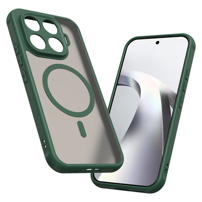 Custodia MagSafe per Xiaomi 17T, Techsuit, HaloFrost II, Verde
