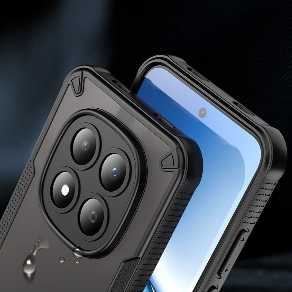 Custodia MagSafe per Xiaomi Poco M8 Pro / Redmi Note 15 Pro+ 5G, Tech-Protect, Rugged Shield, Nera