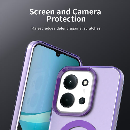 Custodia MagSafe per Xiaomi Poco C85 4G / Redmi 15C 5G / 15C 4G, Techsuit, CandyCase, Viola
