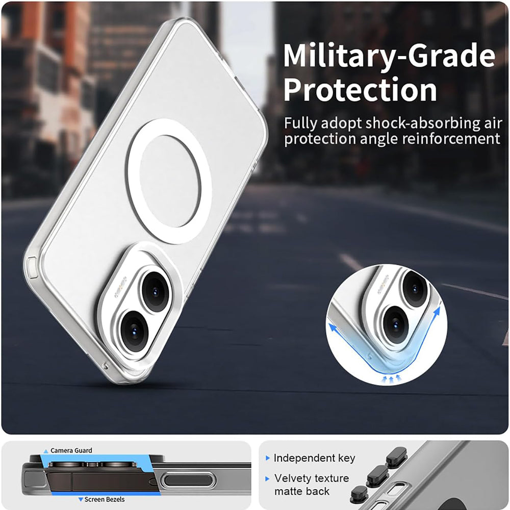 Custodia MagSafe per Xiaomi Poco F7, Techsuit, CandyCase, Bianca