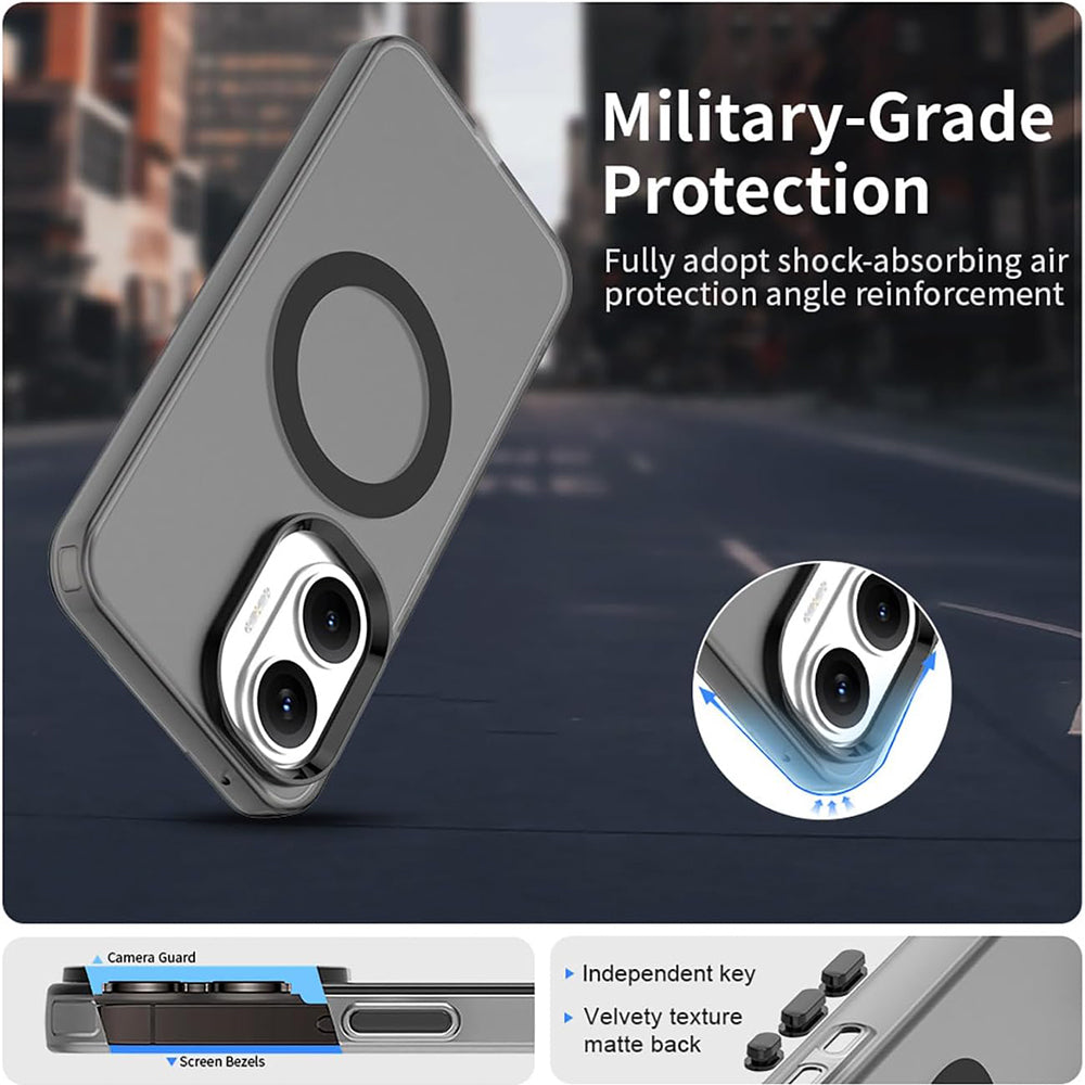 Custodia MagSafe per Xiaomi Poco F7, Techsuit, CandyCase, Nera