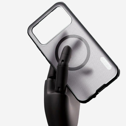 Custodia MagSafe per Xiaomi Poco F8 Pro, Nillkin, Super Shield Pro, Nera Trasparente Satinata