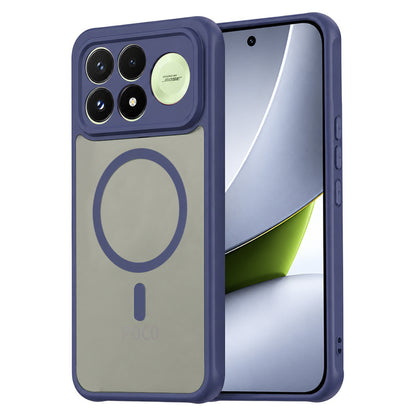 Cover MagSafe per Xiaomi Poco F9 Pro, Techsuit, HaloFrost II, blu navy