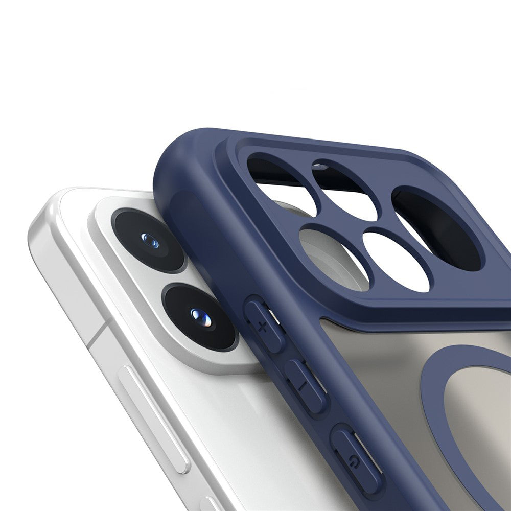 Cover MagSafe per Xiaomi Poco F9 Pro, Techsuit, HaloFrost II, blu navy