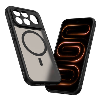 Custodia MagSafe per Xiaomi Poco F9 Ultra, Techsuit, HaloFrost II, nera