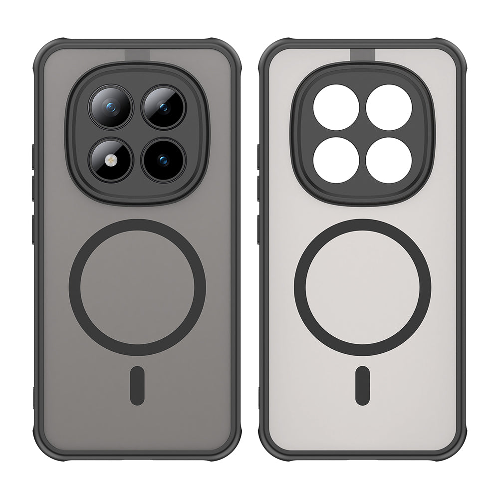 MagSafe Case for Xiaomi Poco M8 Pro / Redmi Note 15 Pro+ 5G, Techsuit, HaloFrost II, Black