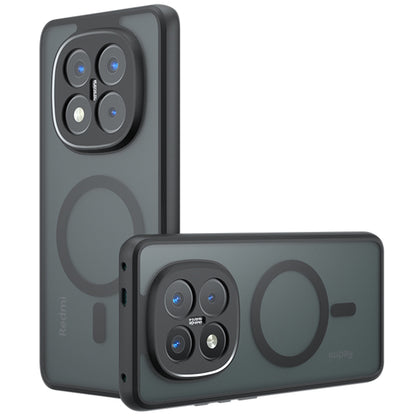 Custodia MagSafe per Xiaomi Poco X7 / Note 14 Pro 5G, Techsuit, PureFrost, Nera