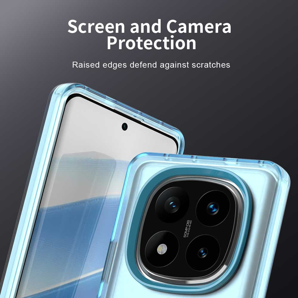 Custodia MagSafe per Xiaomi Poco X7 / Redmi Note 14 Pro 5G, Techsuit, CandyCase, Blu