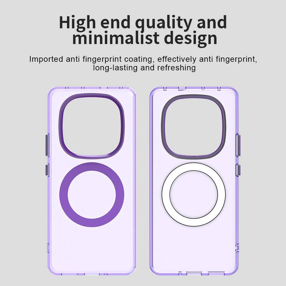 Custodia MagSafe per Xiaomi Poco X7 / Redmi Note 14 Pro 5G, Techsuit, CandyCase, Viola