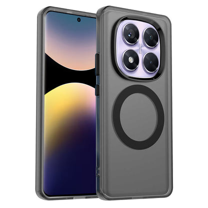 Custodia MagSafe per Xiaomi Poco X7 / Redmi Note 14 Pro 5G, Techsuit, CandyCase, Nera