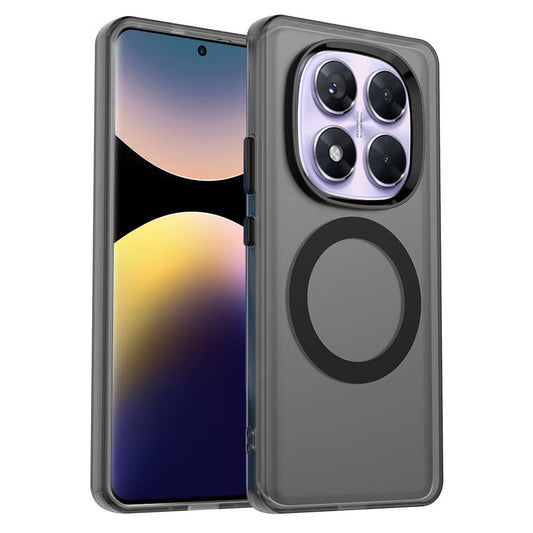 Custodia MagSafe per Xiaomi Poco X7 / Redmi Note 14 Pro 5G, Techsuit, CandyCase, Nera