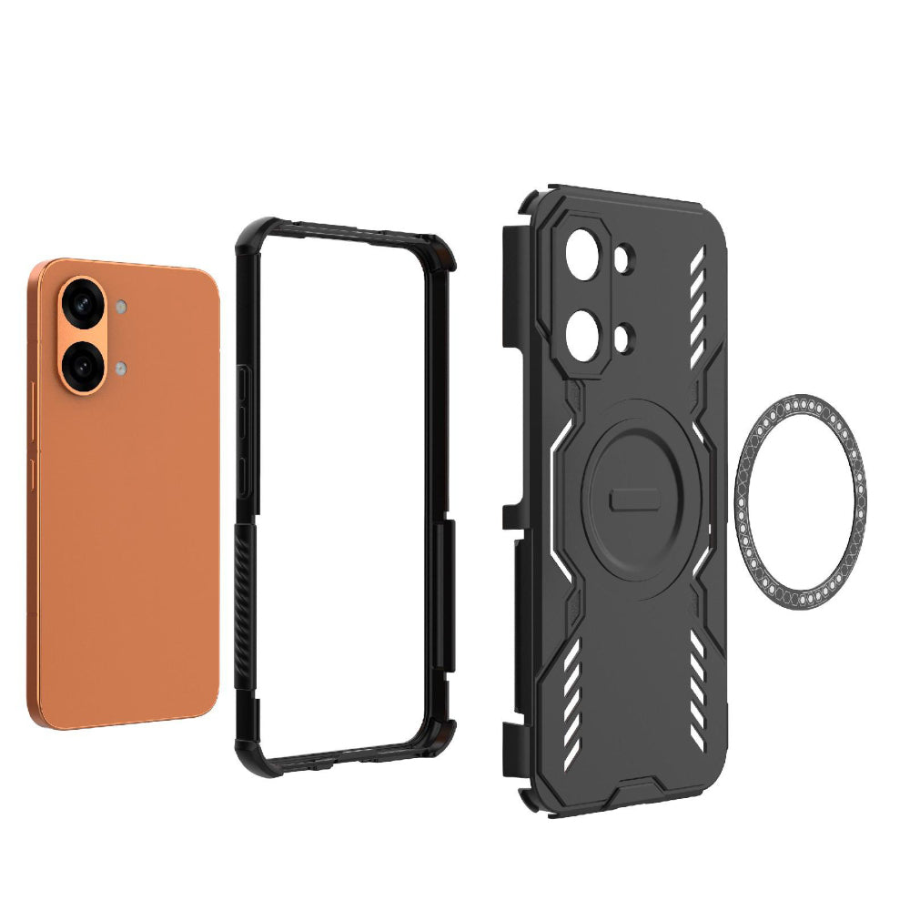 Custodia MagSafe per Xiaomi Poco X8 Pro Max, Techsuit, ArmorMag, Blu