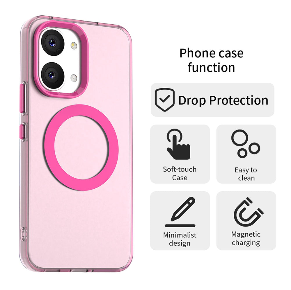 Custodia MagSafe per Xiaomi Poco X8 Pro Max, Techsuit, CandyCase, Rosa