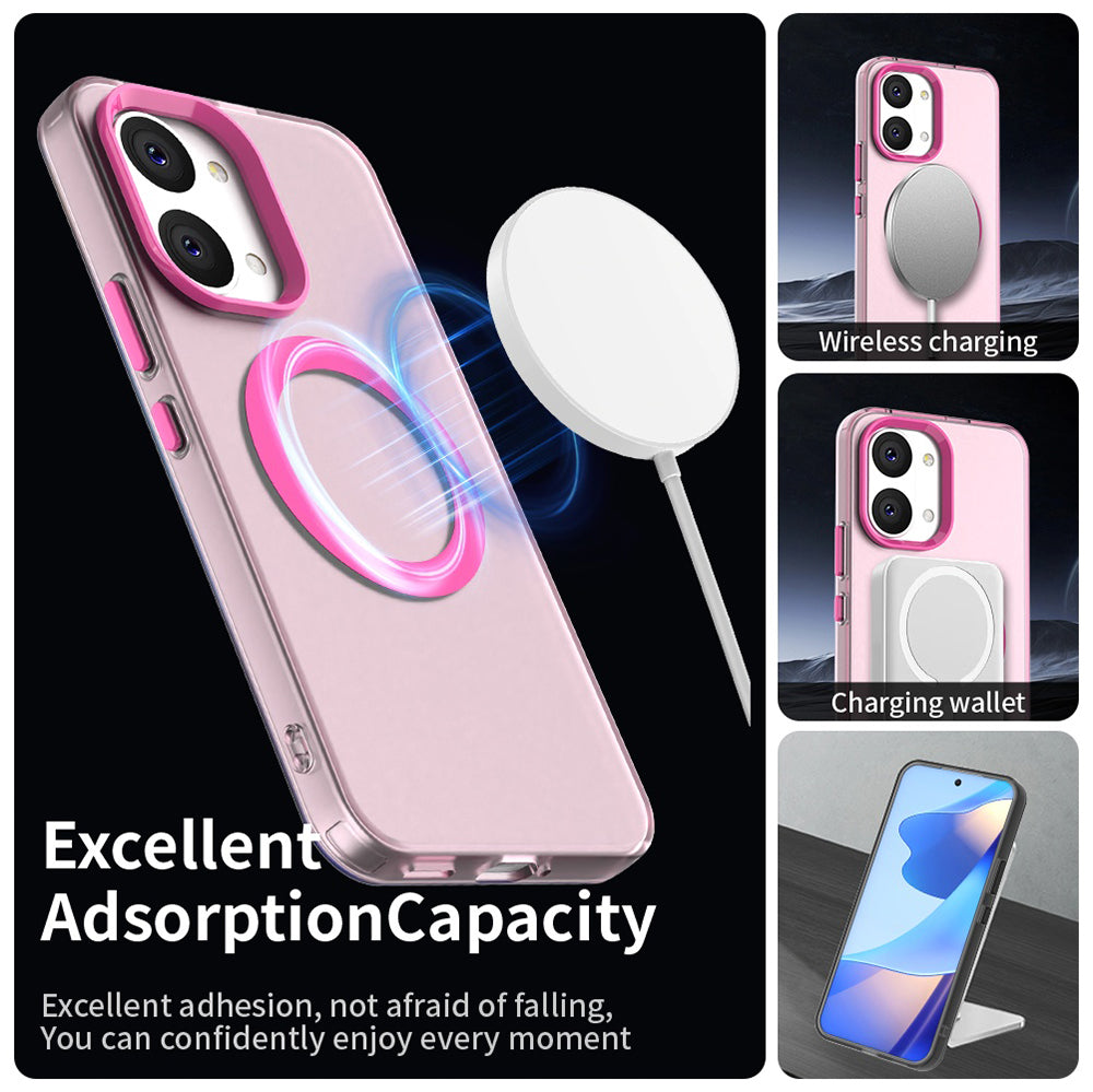 Custodia MagSafe per Xiaomi Poco X8 Pro Max, Techsuit, CandyCase, Rosa